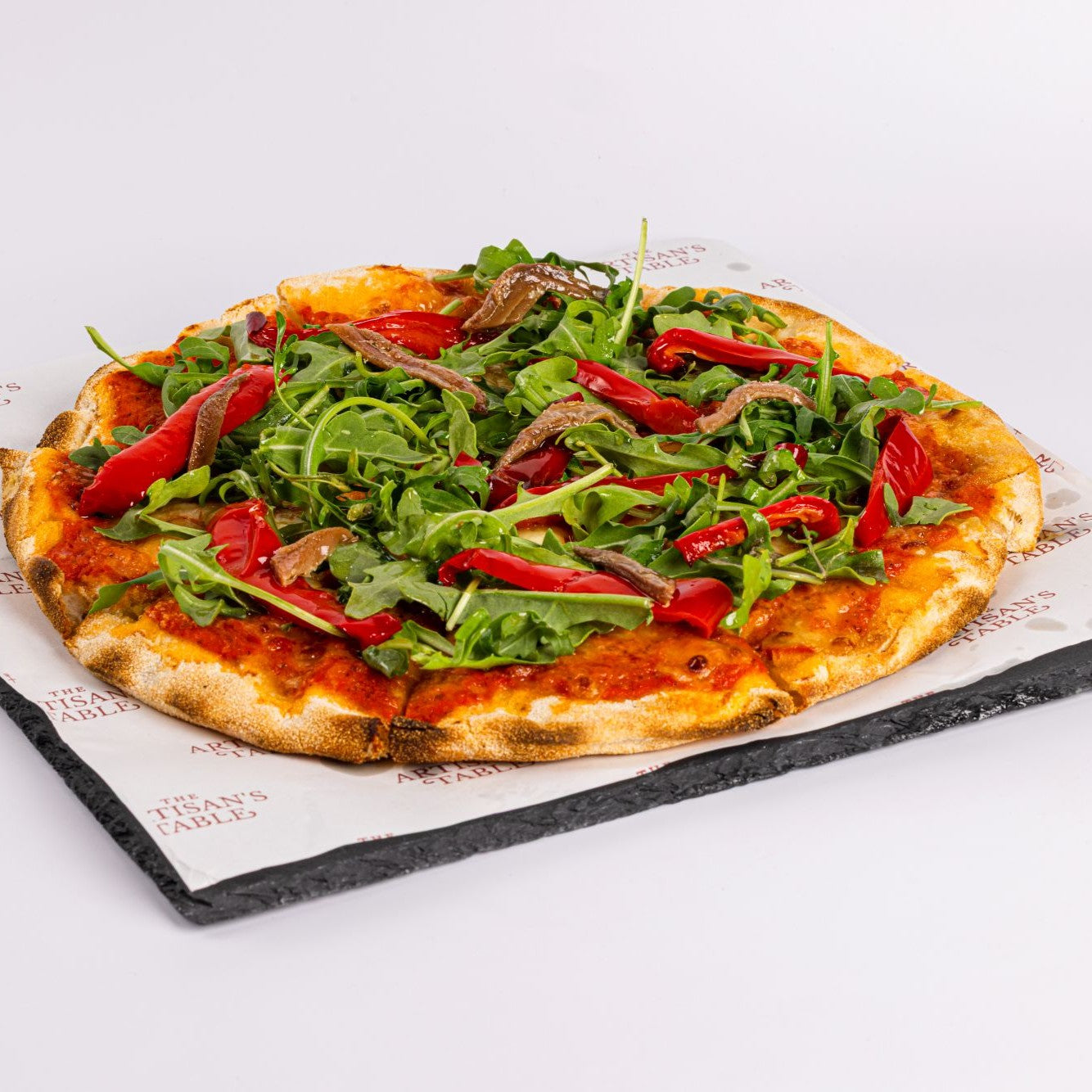 Red Peppers & Anchovy Pizza